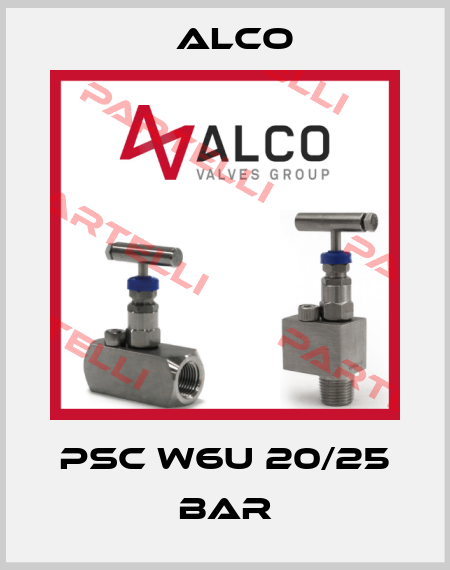 PSC W6U 20/25 bar Alco