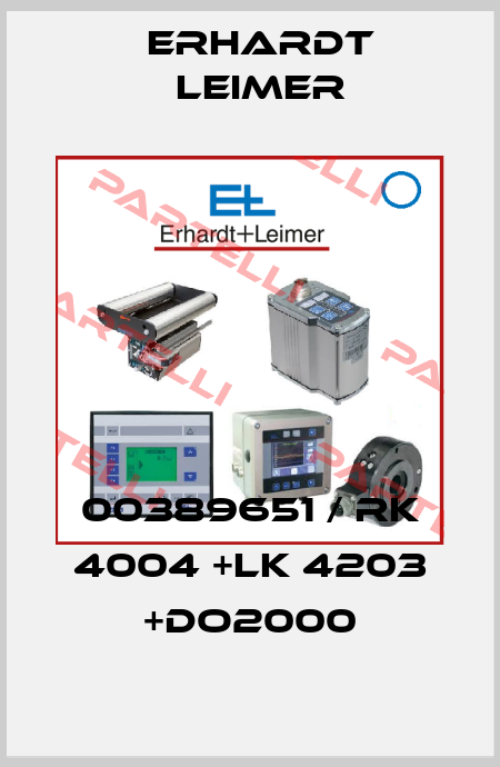 00389651 / RK 4004 +LK 4203 +DO2000 Erhardt Leimer