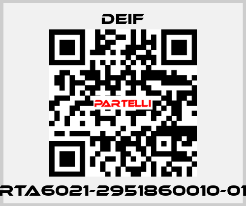 RTA6021-2951860010-01 Deif
