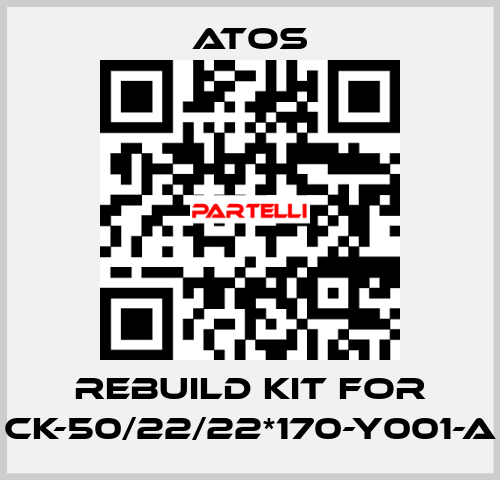 rebuild kit for CK-50/22/22*170-Y001-A Atos