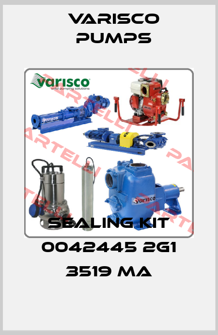 sealing kit 0042445 2G1 3519 MA Varisco pumps