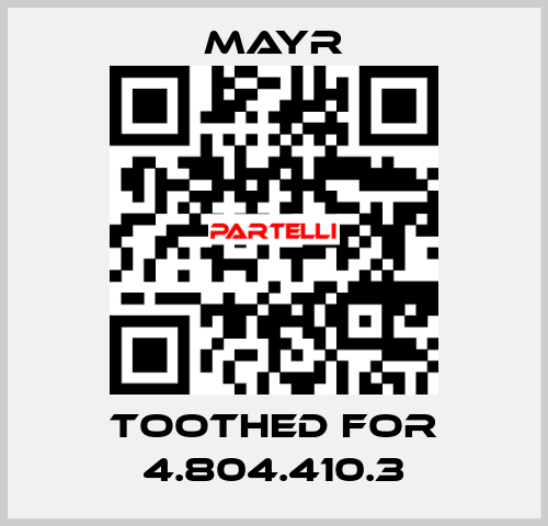 toothed for 4.804.410.3 Mayr