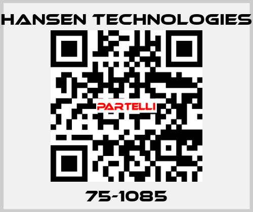 75-1085 HANSEN TECHNOLOGIES