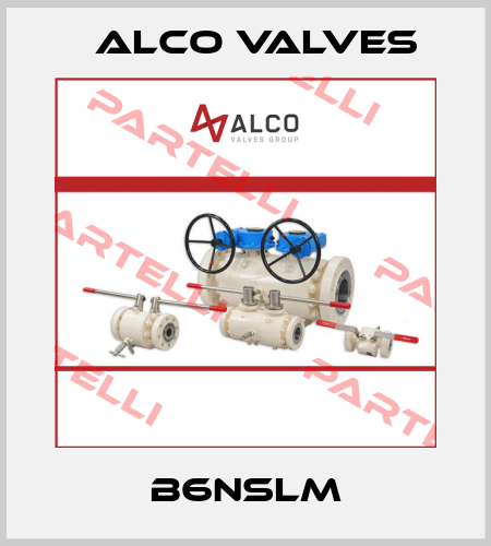 B6NSLM Alco Valves
