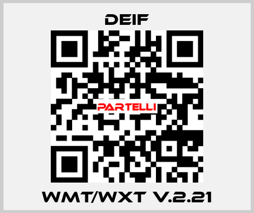 WMT/WXT v.2.21 Deif