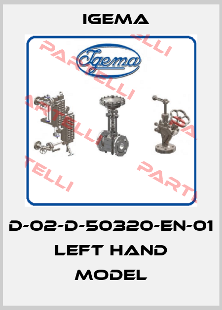 D-02-D-50320-EN-01 left hand model Igema
