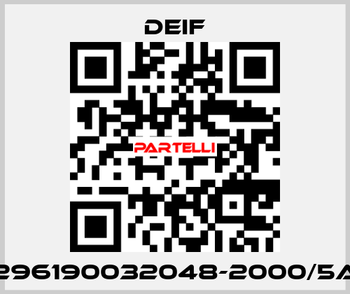 296190032048-2000/5A Deif