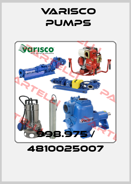 998.975 / 4810025007 Varisco pumps