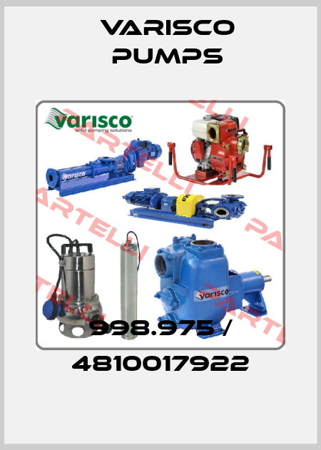 998.975 / 4810017922 Varisco pumps