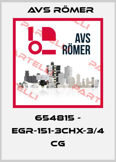 654815 - EGR-151-3CHX-3/4 CG Avs Römer