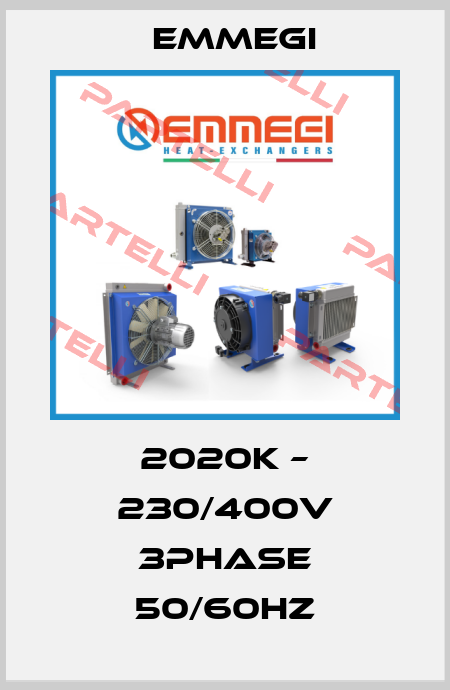 2020K – 230/400V 3phase 50/60Hz Emmegi
