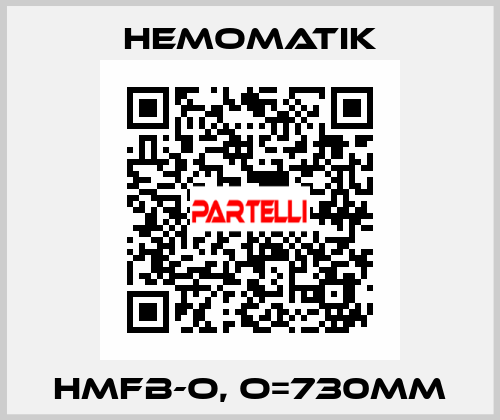 HMFB-O, O=730mm Hemomatik