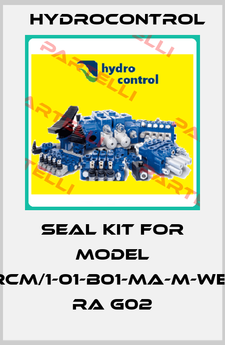 Seal kit for model HC-RCM/1-01-B01-MA-M-WE095 RA G02 Hydrocontrol
