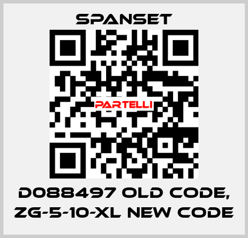 D088497 old code, ZG-5-10-XL new code SpanSet