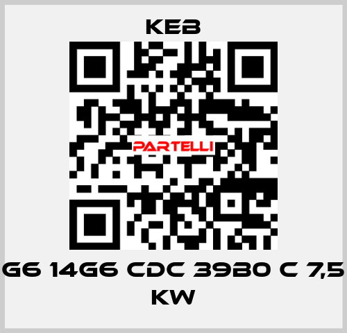 G6 14G6 CDC 39B0 C 7,5 kW KEB