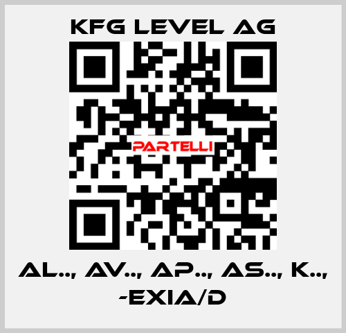 AL.., AV.., AP.., AS.., K.., -Exia/D KFG Level AG