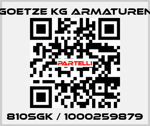 810SGK / 1000259879 Goetze KG Armaturen