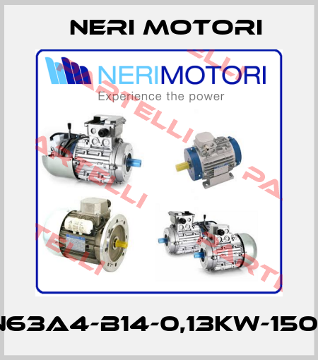 IN63A4-B14-0,13kW-1500 Neri Motori