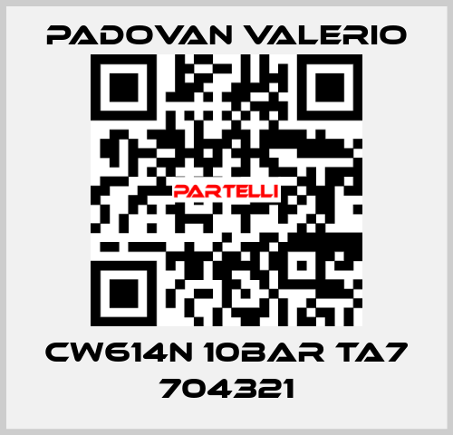 CW614N 10BAR TA7 704321 PADOVAN VALERIO