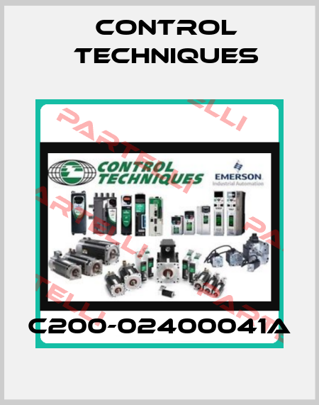 C200-02400041A Control Techniques