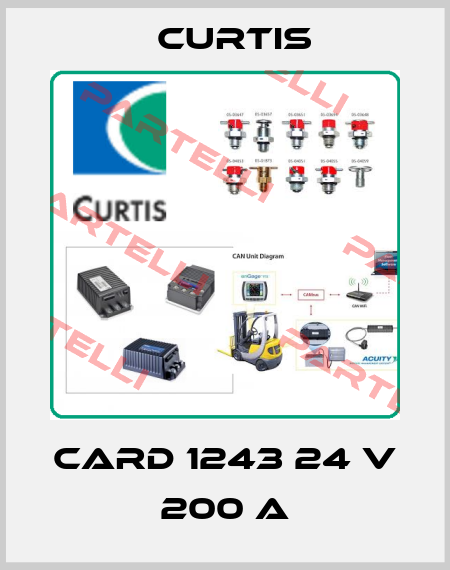 CARD 1243 24 V 200 A Curtis