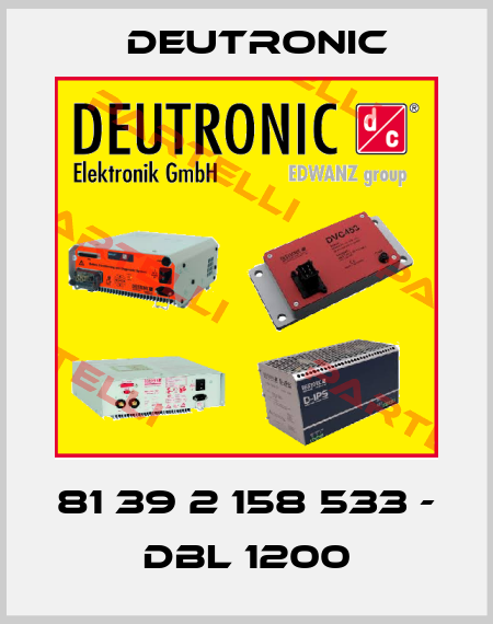 81 39 2 158 533 - DBL 1200 Deutronic
