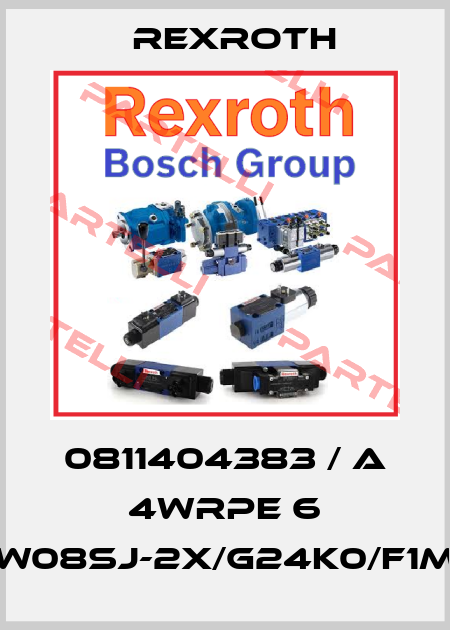 0811404383 / A 4WRPE 6 W08SJ-2X/G24K0/F1M Rexroth