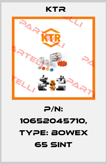 P/N: 10652045710, Type: BoWex 65 SINT KTR
