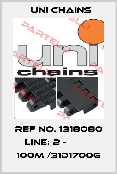 Ref No. 1318080 Line: 2 -          100M /31D1700G Uni Chains
