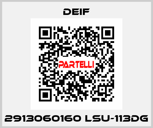 2913060160 LSU-113DG Deif
