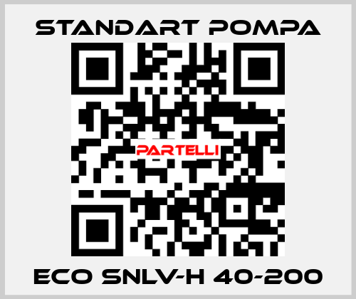 ECO SNLV-H 40-200 STANDART POMPA