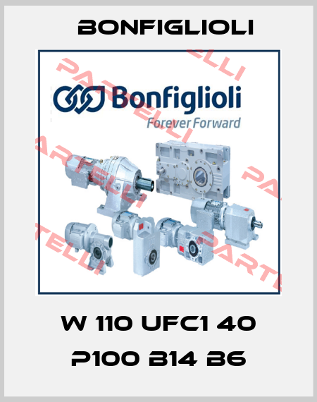 W 110 UFC1 40 P100 B14 B6 Bonfiglioli