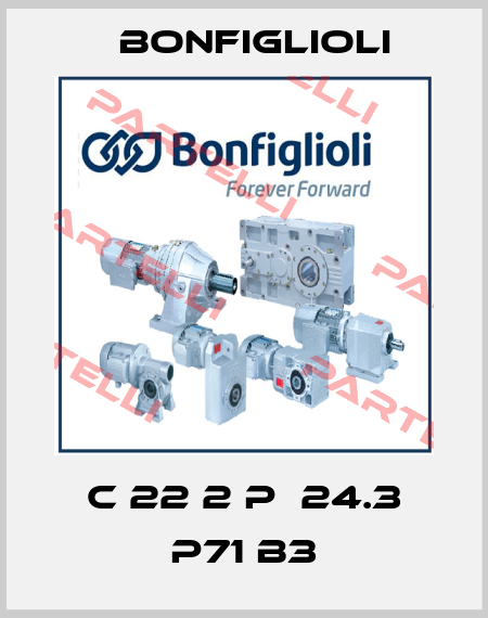 C 22 2 P  24.3 P71 B3 Bonfiglioli