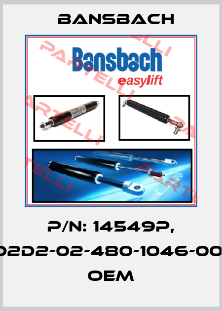 P/N: 14549P, D2D2-02-480-1046-001 OEM Bansbach