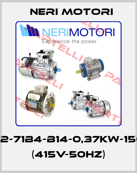 HE2-71B4-B14-0,37kW-1500 (415V-50Hz) Neri Motori