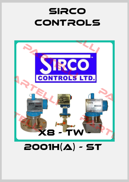 X8 - TW - 2001H(A) - ST  Sirco Controls