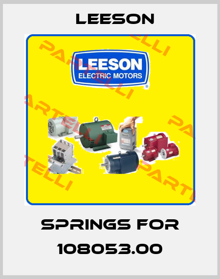 Springs for 108053.00 Leeson