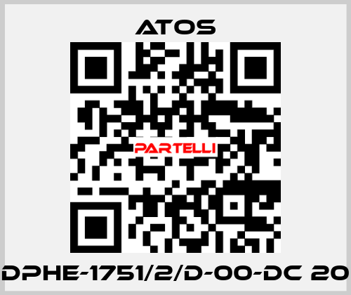 DPHE-1751/2/D-00-DC 20 Atos