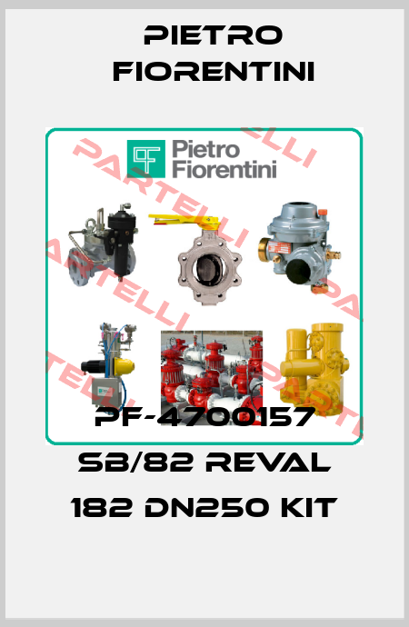 PF-4700157 SB/82 REVAL 182 DN250 KIT Pietro Fiorentini