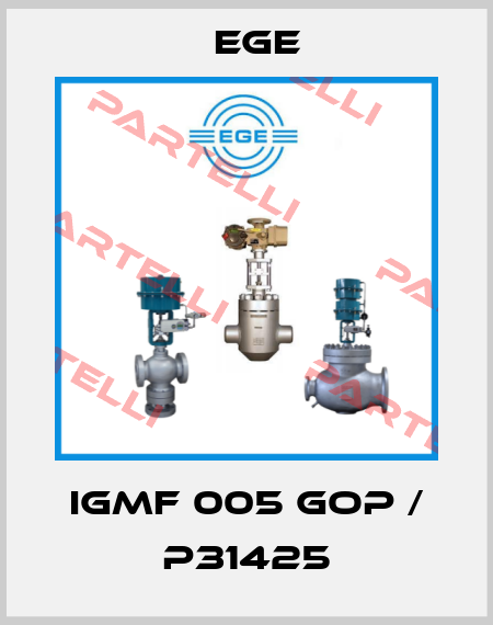 IGMF 005 GOP / P31425 Ege
