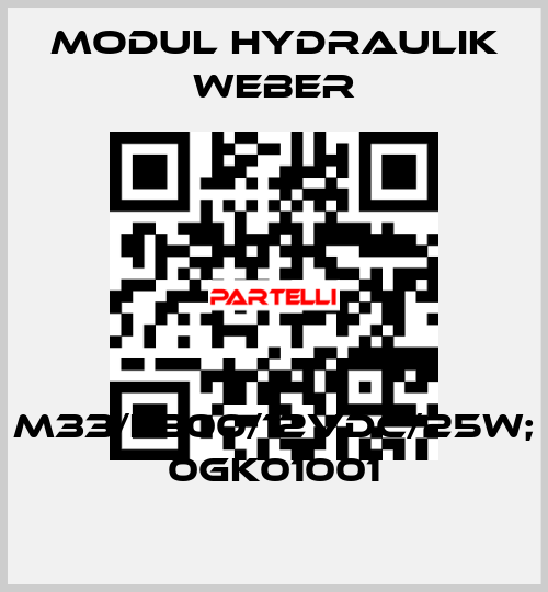 M33/L300/12VDC/25W; 0GK01001 MODUL HYDRAULIK WEBER