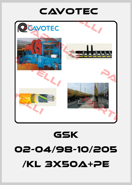 GSK 02-04/98-10/205 /KL 3X50A+PE Cavotec