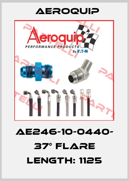 AE246-10-0440-  37° Flare Length: 1125 Aeroquip