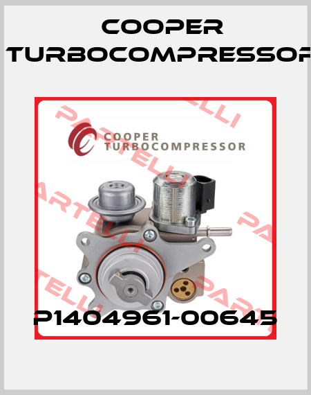 P1404961-00645 Cooper Turbocompressor