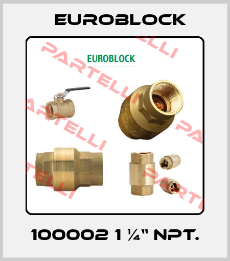 100002 1 ¼“ NPT. Euroblock