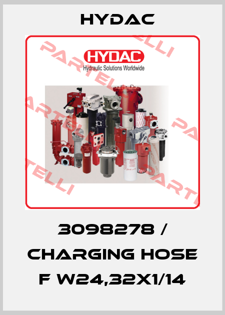 3098278 / Charging hose F W24,32x1/14 Hydac