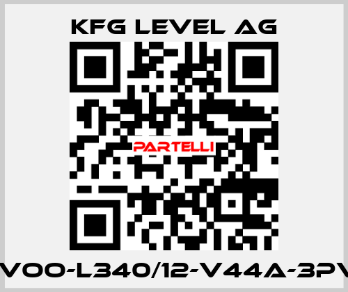 RV1/2"-VOO-L340/12-V44A-3PVC-adj. KFG Level AG