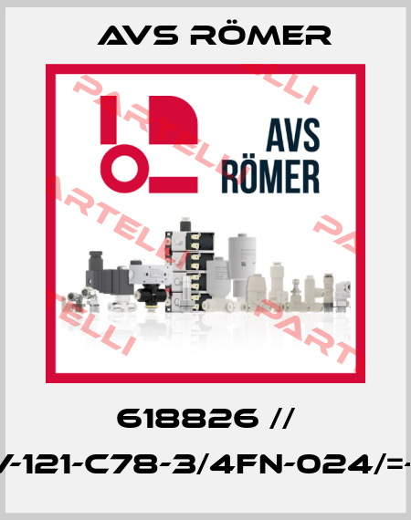 618826 // EGV-121-C78-3/4FN-024/=-M9 Avs Römer
