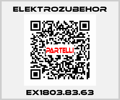 EX1803.83.63 ELEKTROZUBEHOR