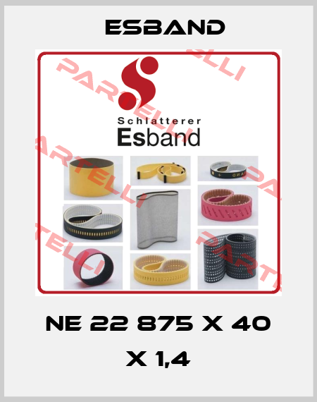 NE 22 875 X 40 X 1,4 Esband